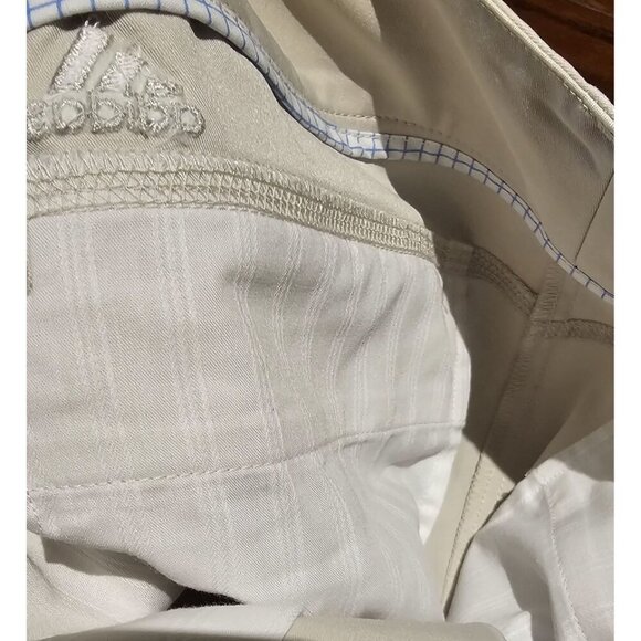 Adidas Women's Climalite Khaki Golf Shorts Size 8 100% Polyester New Without Tag - Picture 6 of 7